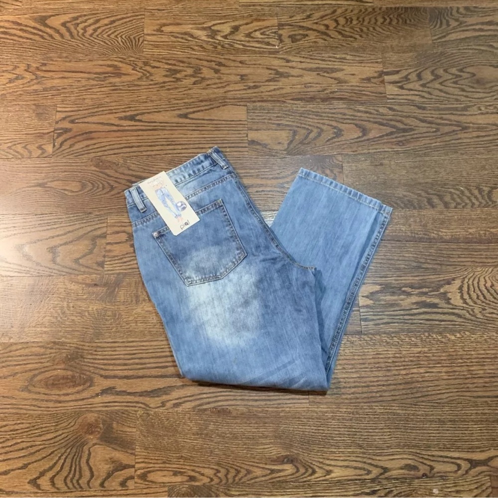 NWT NEW Piaf Medium Blue Jeans Boyfriend Style Size 44 European (US Large)